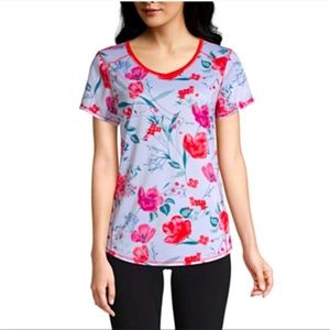 St. John’s Bay Active Floral Quick-Dri Top